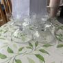 7 Glass Footed Ice Cream Bowls Image 6