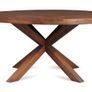 Round Dining Table with Starburst Legs, Ex Display Like New Image 5