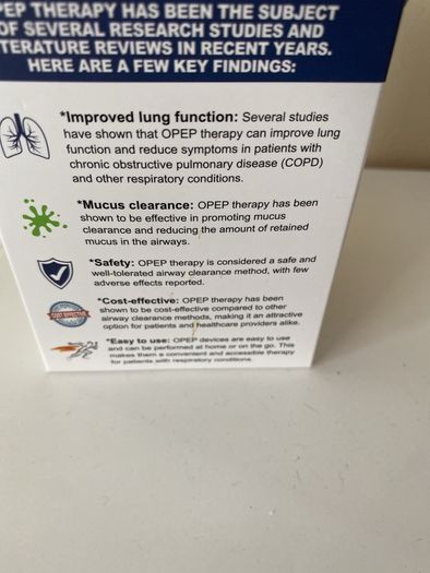 New Lung & Mucus Removal Device( Flutter)