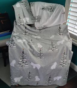 RESERVED - Nicole Day Christmas double duvet set & fitted sheet
