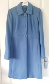 J.Crew fitted blue coat, size Small