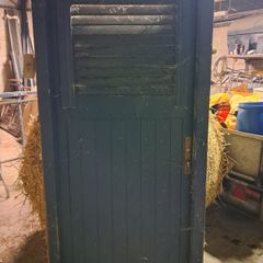 Louvre Teak Door with 5 point locking system, 2100 x 965