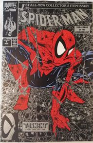 Spider-Man #1 1st issue of Titled Series - Todd McFarlane - Key Issue (Silver Cover) 1990