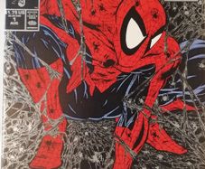 Spider-Man #1 1st issue of Titled Series - Todd McFarlane - Key Issue (Silver Cover) 1990