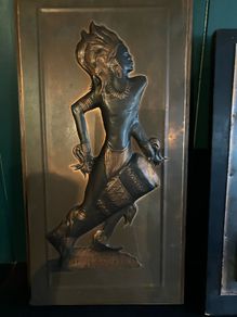copper embossed art