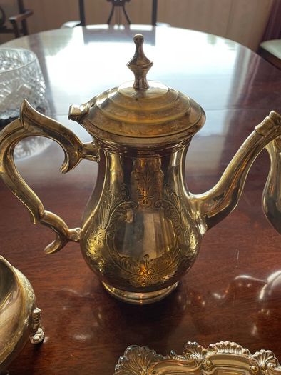 Silver plated antique