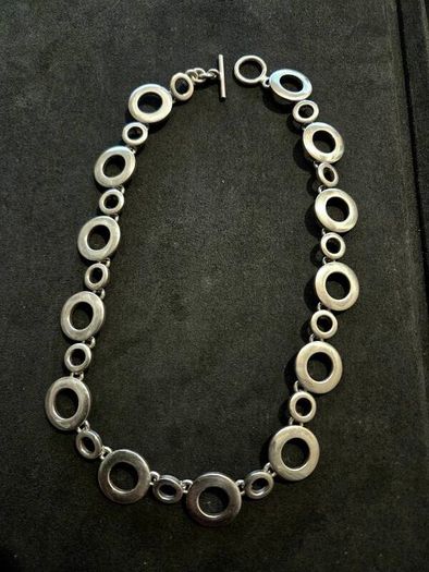 925 Sterling Silver Heavyweight Open Circle Necklace