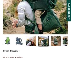Hiking baby carrier Poco premium