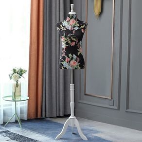 New Womens Tailors Bust Dummy (Floral B) - FREE Delivery