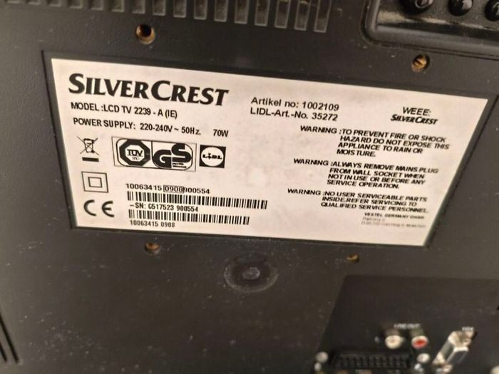 SilverCrest LCD TV