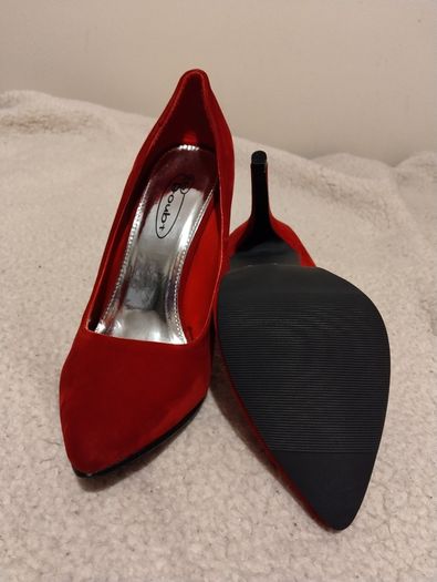Red Suede Shoes New