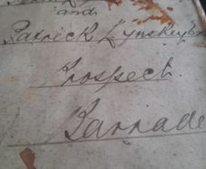 1915 hand written ledger