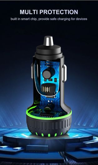 USLION 36W PD/QC3.0 Car Dual USB Phone Quick Charger (Two Options) (Brand New/Warranty)