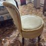 Mid century gold colour boudoir or cocktail chair Image 5
