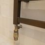 Bathroom Towel Warmer Radiator, Bronze Image 2
