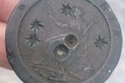 Cartwheel Twopence Coin 56.7g Great Britain 2D 1797 George III Countermarked