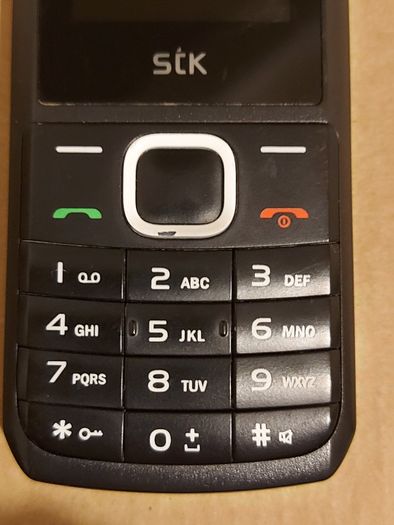 STK Hand held Mobile phone, model R45l, Password locked, Dual Sim, excellent cosmetic condition