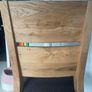 4 solid oak chairs Image 8
