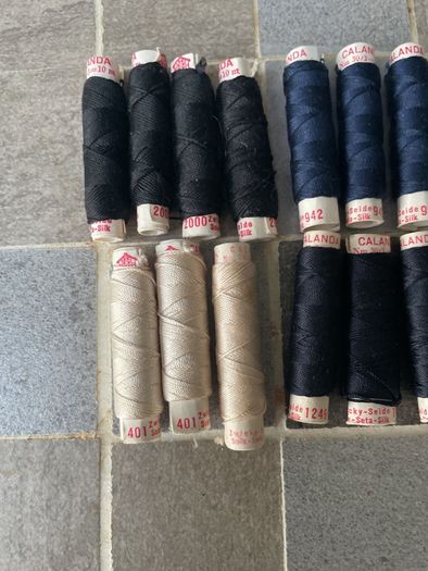 Suburb old reel Silk thread Calada 10m