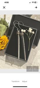 Scavenged Iron Coffin Nail Wasteland Dystopian Brutalist Industrial Dark Aesthetic 1700s Ear Hangers Witch Nail Crust Punk Pagan
