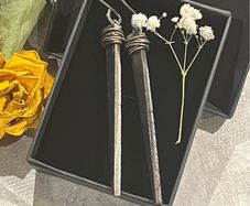 Scavenged Iron Coffin Nail Wasteland Dystopian Brutalist Industrial Dark Aesthetic 1700s Ear Hangers Witch Nail Crust Punk Pagan