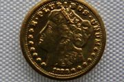 US Miniature 24K Gold Plated Token