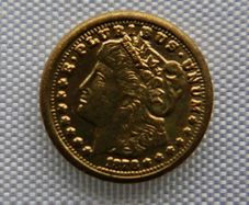 US Miniature 24K Gold Plated Token