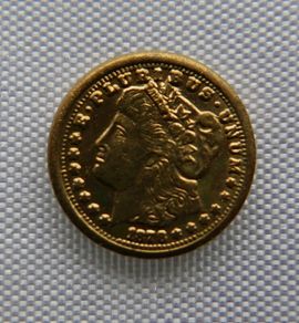 US Miniature 24K Gold Plated Token