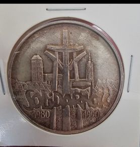 1990 poland 1 ounce silver coin