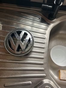 Vw Passat Cc Front Bumper Bonnet Grille Badge Chrome Logo Emblem 1k5853600 150mm