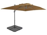 main image for ad Outdoor Umbrella with Portable Base Taupe