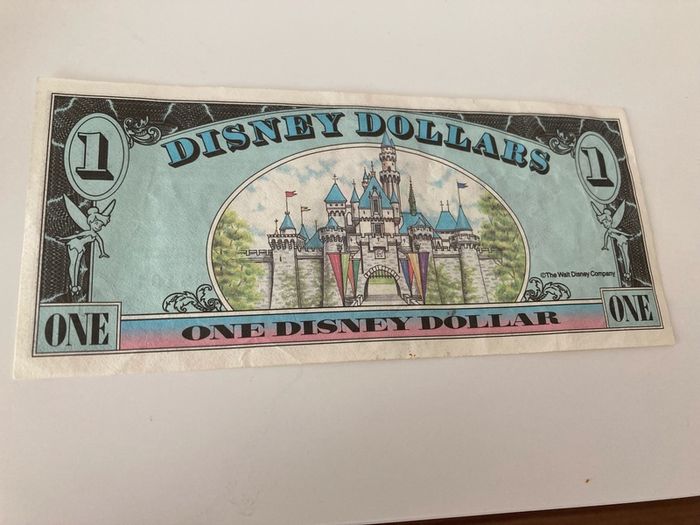 Disney Dollar Mickey Mouse year 1990