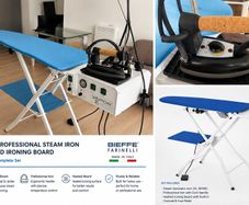 Bieffe Professional Steam Iron and Heated Ironing Board As New