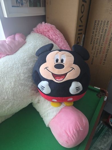 Big Unicorn teddy & Mickey Mouse