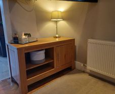 Solid Oak TV cabinet Modern design