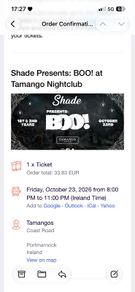 Shade 1st disco in tamangos