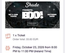 Shade 1st disco in tamangos