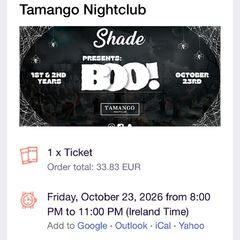 Shade 1st disco in tamangos