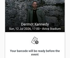 Dermot Kennedy 12th July