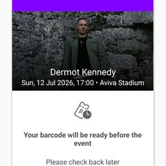 Dermot Kennedy 12th July
