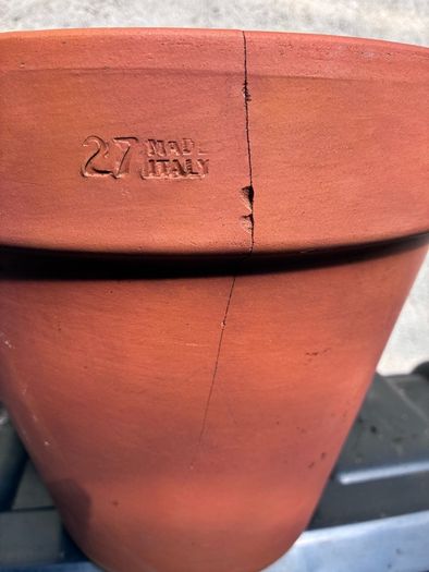 Terracotta flower pot