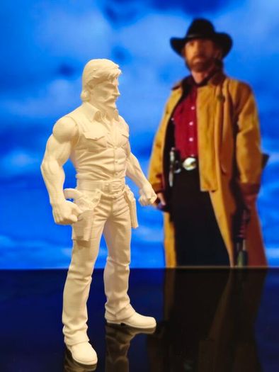 3D Printed Chuck Norris Figurine