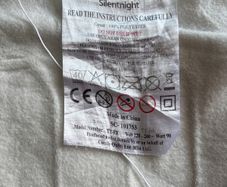 silent night electric blanket