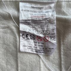 silent night electric blanket