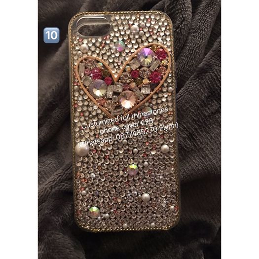 Bling bling customized phone cover (any model)