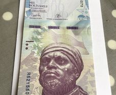 Venezuela Banknote 1000 Bolivares