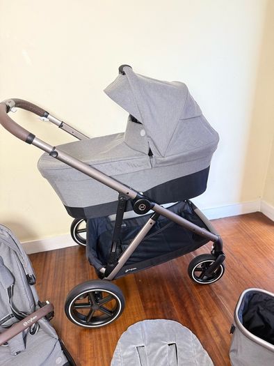 Cybex Gazelle S double pram twin buggy travel system