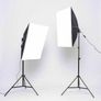 85W Dimmable LED Softbox Diffuser Stand Kit Image 2