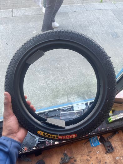 14" bicycle tyre