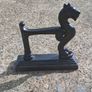 19th Century Foo Dog Cast Iron Bootscraper/Fire Dog Image 2
